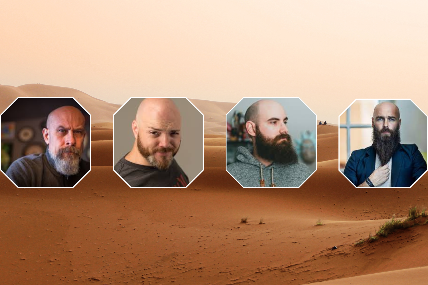 Beard Styles for Bald Men: